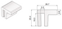 L-shape Extruded PE Profile For 5mm, 28.7 X 23.4mm, 30m Coil