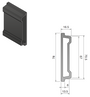 Side Guide Profile 78mm High For Use With Clamps P33102/3, 3m Length