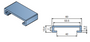 C-profile Guide Rail, 60mm High,  3m Length