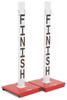 Finish Posts & Line Tape On Track & Field Inc