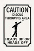 'Heads Up' Caution Signs On Track & Field Inc