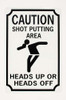 'Heads Up' Caution Signs On Track & Field Inc