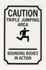'Heads Up' Caution Signs - On Track & Field Inc