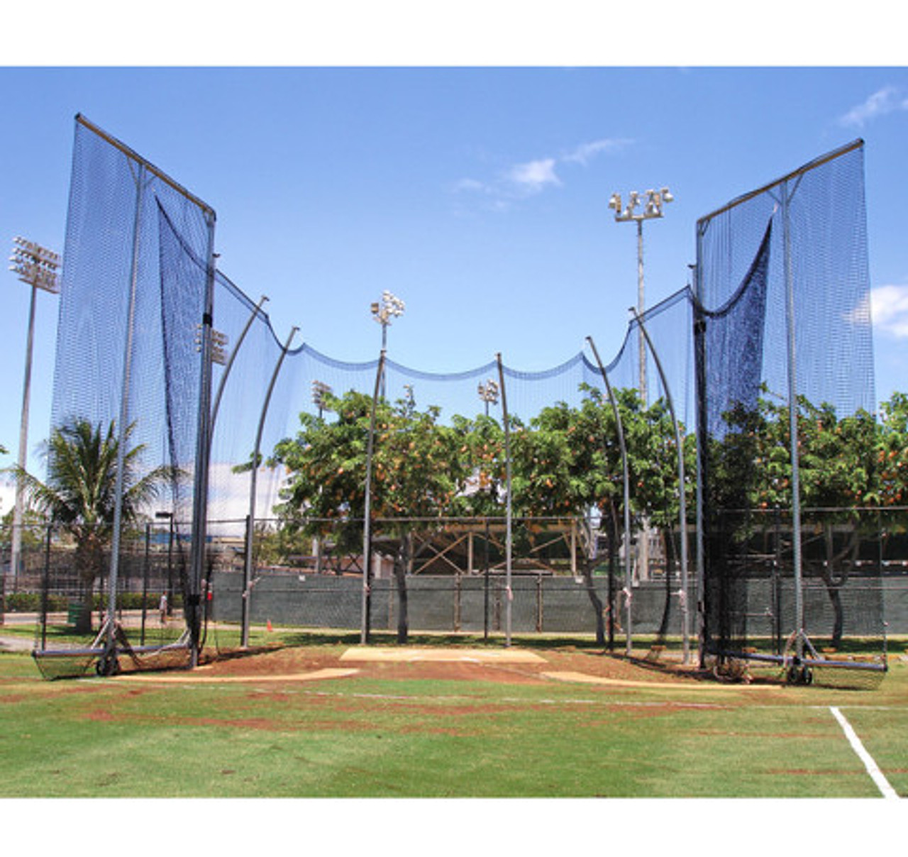 Gill NCAA Hammer/Discus Cage, Dbl Ring (Tall) | Gill