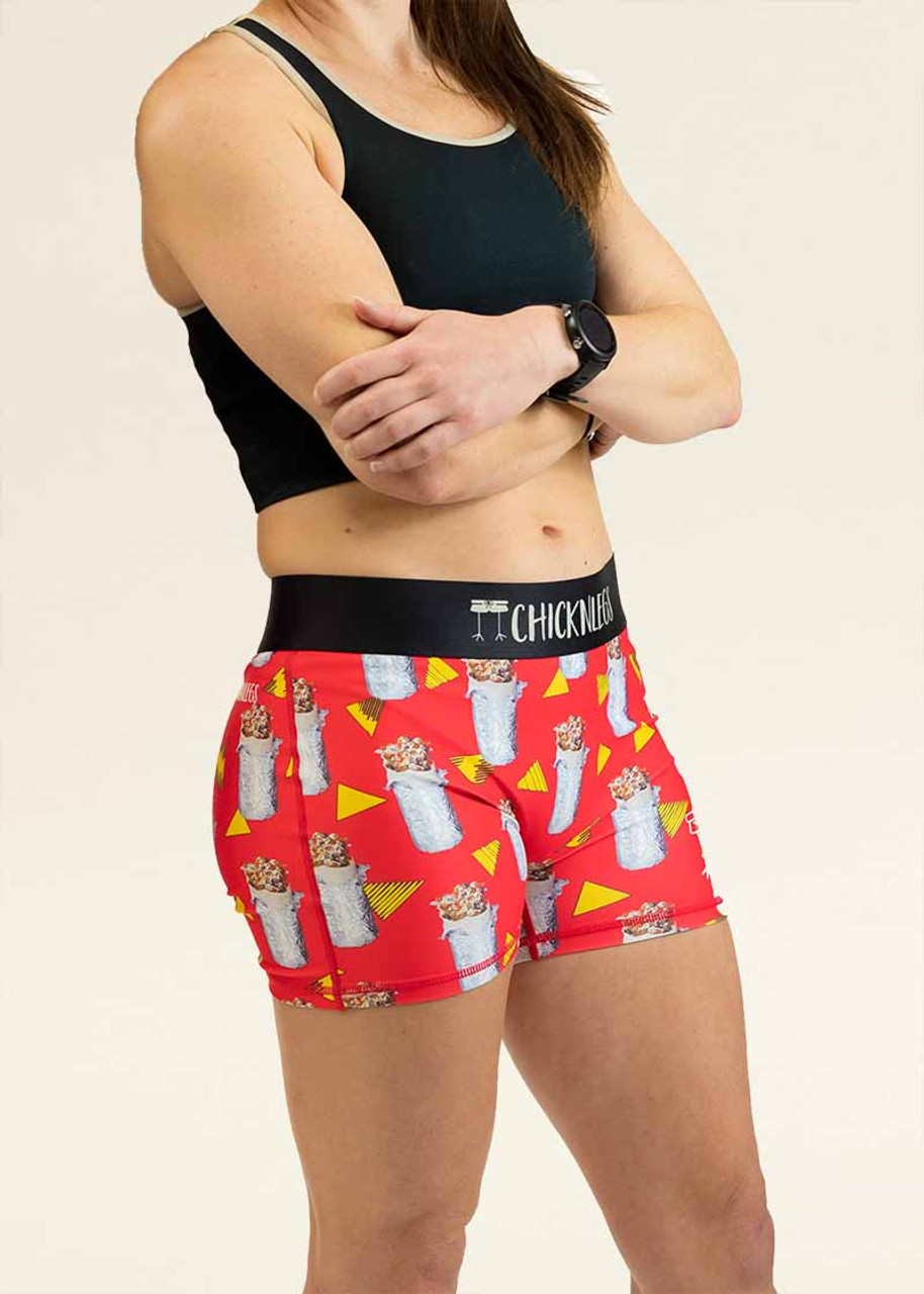 Women's 3 inch compression on sale shorts