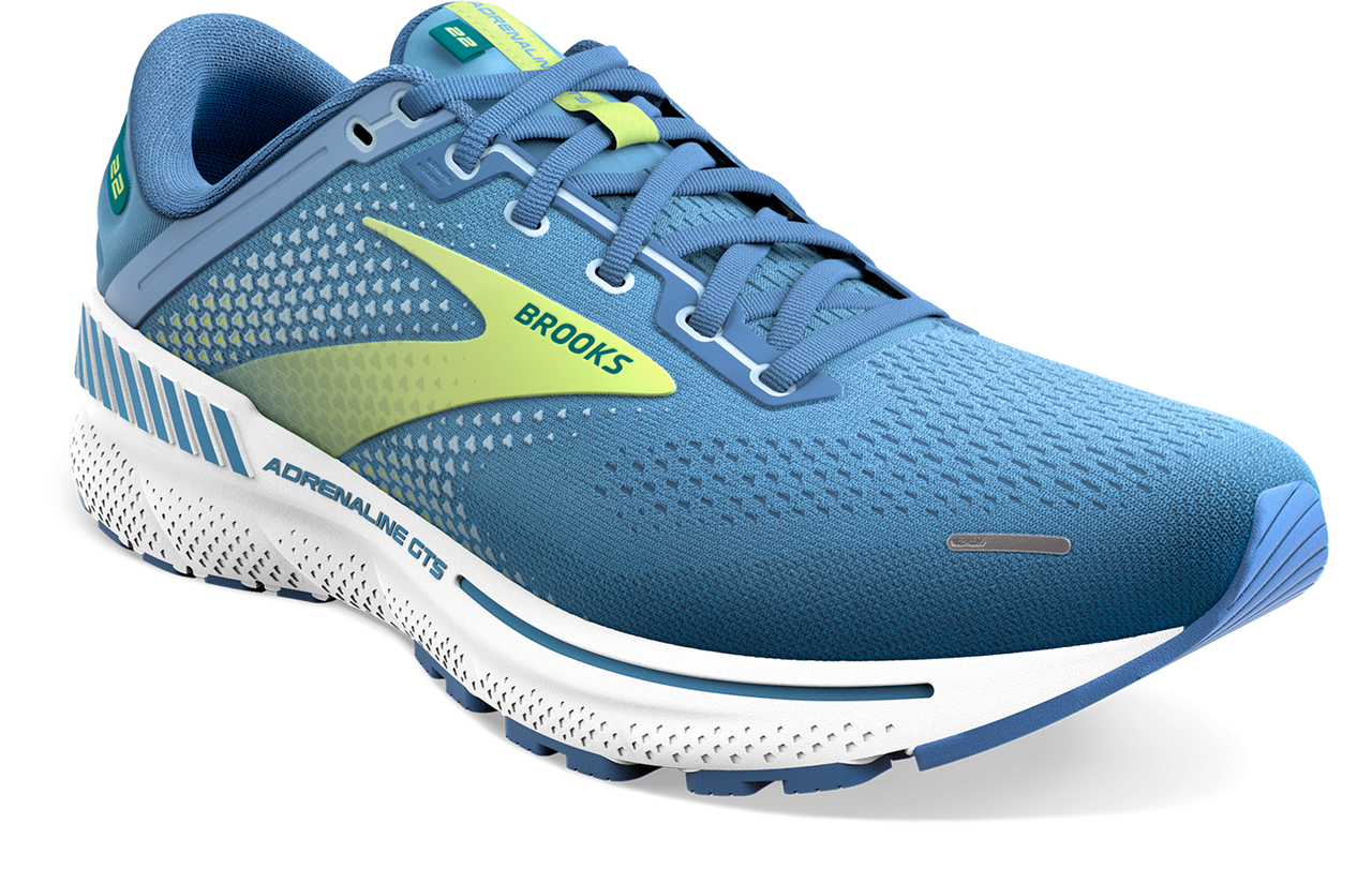 国内配送 BROOKS Adrenaline GTS22 LITE BLUE Brooks Women's Adrenaline GTS 22 Road-Running Shoes | On Track