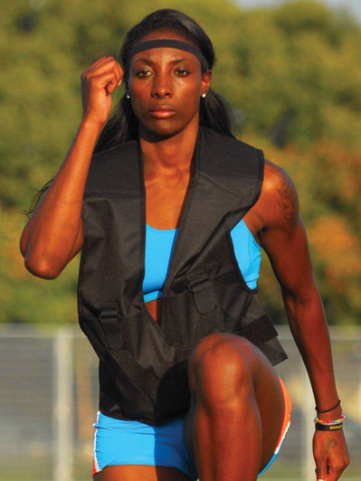 Body Weight Vest with 21 lbs On Track & Field Inc