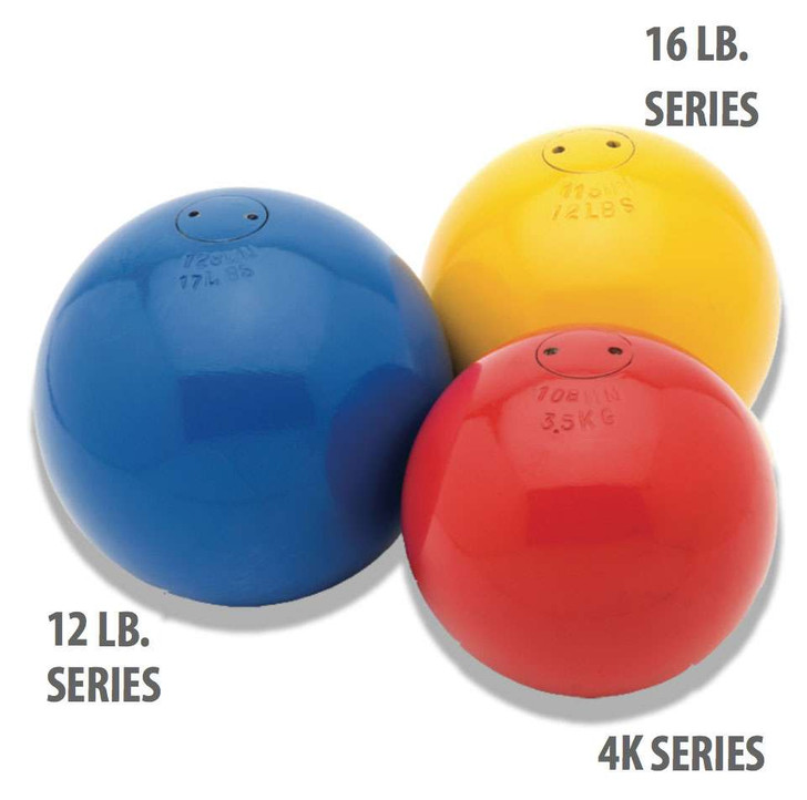 4 kg. Womens Series Training Shots (108 mm diameter) - GILLETT I Training Shots On Track & Field Inc