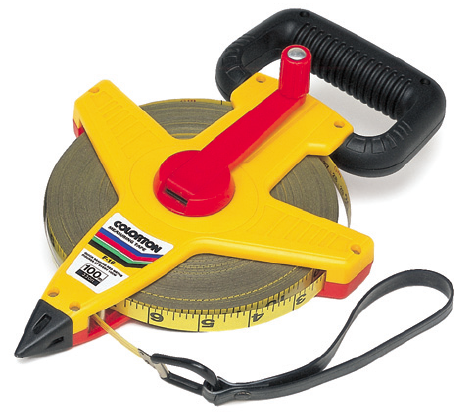 SO100 Steel Open Reel 100m Measuring Tape