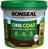 Ronseal One Coat Shed & Fence Protector Dark Oak 5L