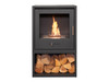 OKO S3 Bio Ethanol Stove with Log Store