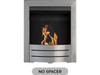 Cosmos Bio Ethanol Fire in Brushed Steel