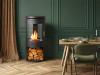 OKO S7 Bio Ethanol Panoramic Stove with Log Storage 