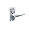 Chrome Flat Latch Handles 115mm 