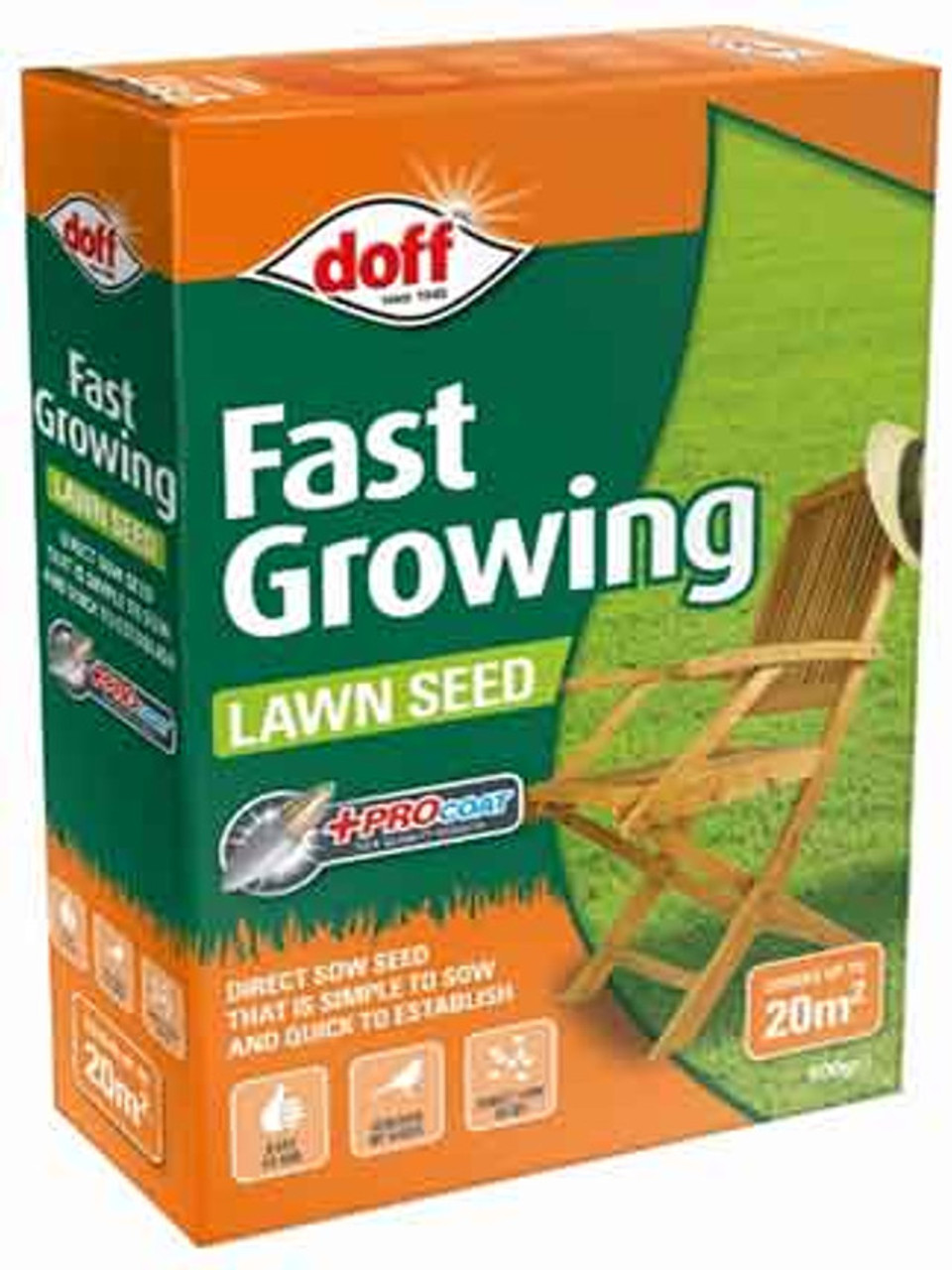 Doff Fast Growing Grass Seed 500g