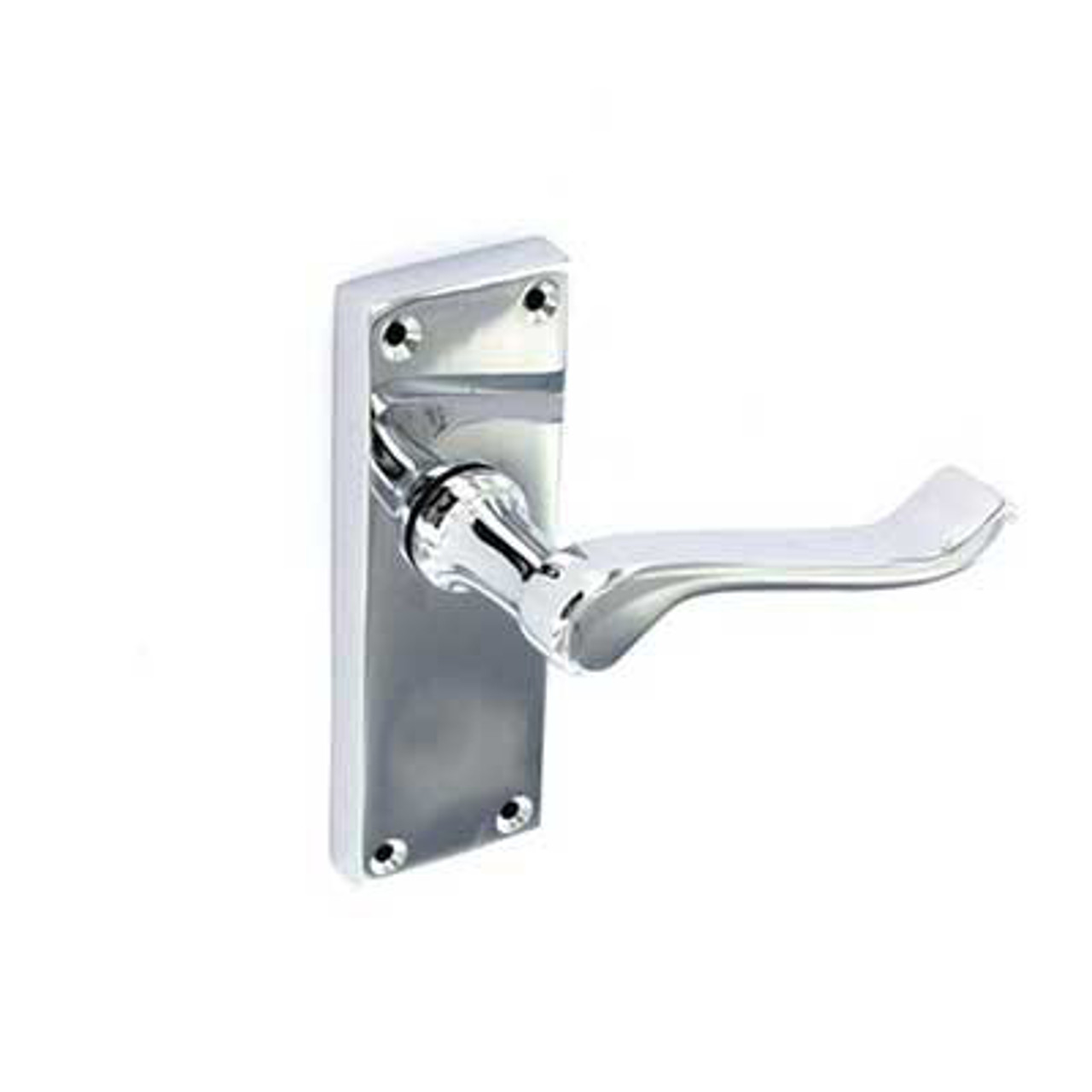 Premier Scroll Chrome Latch Handles 120mm 