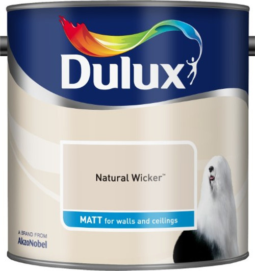 2.5L Dulux Matt Emulsion Natural Wicker