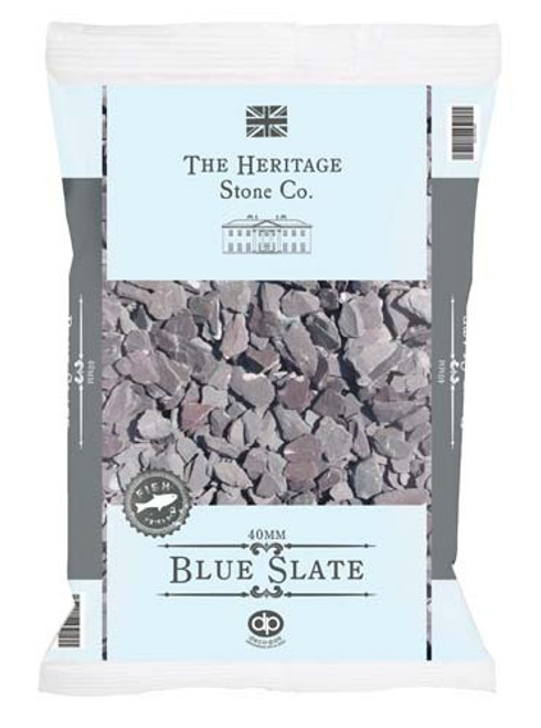 Blue Slate Gravel 40mm  bag-  LOCAL DELIVERY ONLY (3 MILE RADIUS)