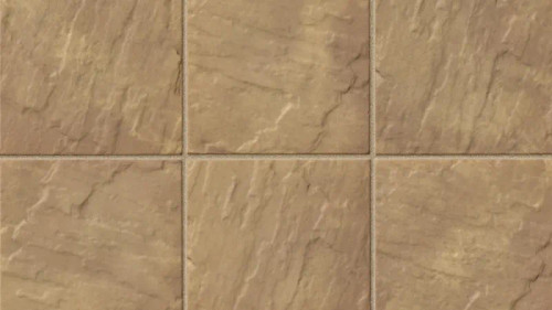 Bourton Riven Paving 600x600mm - Buff  *LOCAL DELIVERY ONLY*