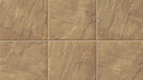 Bourton Riven Paving 600x600mm - Buff