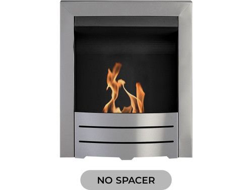Cosmos Bio Ethanol Fire in Brushed Steel