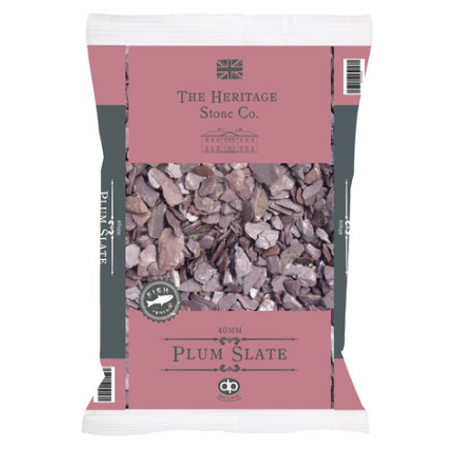 Heritage Stone Plum Slate decorative gravel