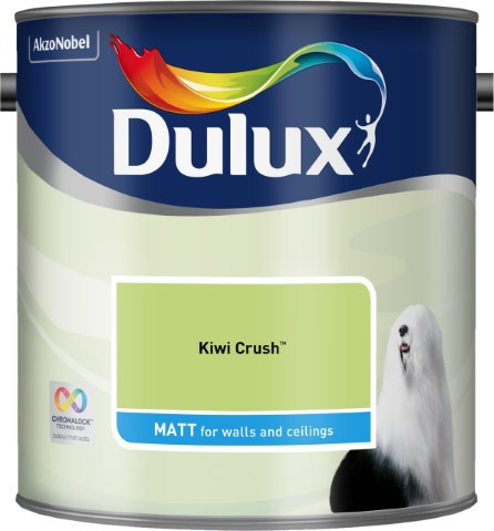2.5L Dulux Matt Emulsion Kiwi Crush - F.E. Maughan Limited