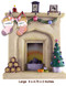 Waiting For Santa Fireplace Large