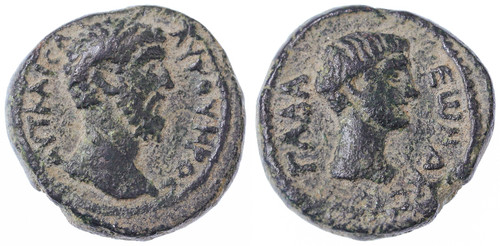 Gadara of the Decapolis, Lucius Verus AE Gadara of the Decapolis, Lucius Verus AE