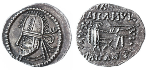 Macrinus AR Tetradrachm, Edessa, Mesopotamia, Near MINT State