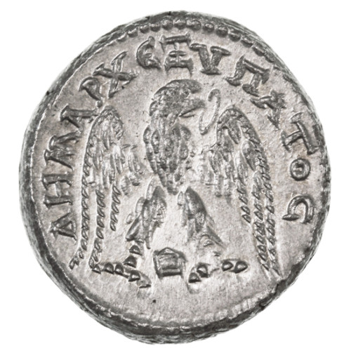 Macrinus AR Tetradrachm, Edessa, Mesopotamia, Near MINT State