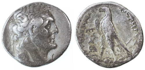 Macrinus AR Tetradrachm, Edessa, Mesopotamia, Near MINT State