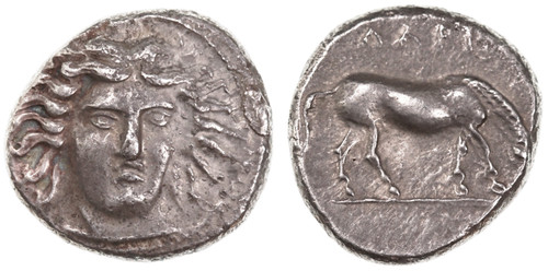 Larissa, Thessaly AR Drachm Larissa, Thessaly AR Drachm