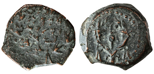 Judaea, Alexander Jannaeus Pair of AE Prutah, see notes, 103 - 76