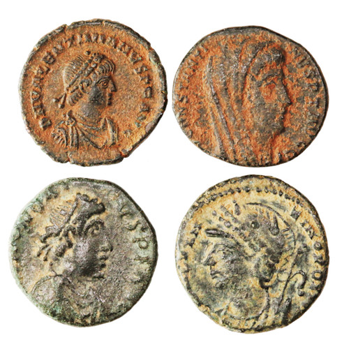Lot of 4 NICE Ancient Roman AE, Constantine and others Lot of 4 NICE Ancient Roman AE, Constantine and others