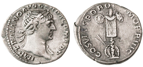 Trajan AR Denarius Trajan AR Denarius