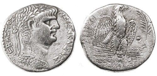 Nero AR Tetradrachm, " Sela Neronis "