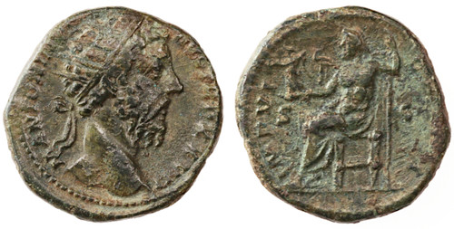 Marcus Aurelius AE Dupondius