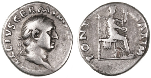 Vitellius AR Denarius