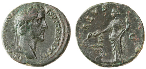 Antoninus Pius AE AS