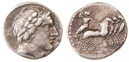 Roman Republican Gargilius (C. Gargonia), Ogulnius, and Vergilius AR Denarius