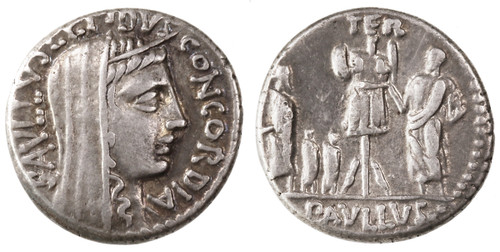 L. Aemilius Lepidus Paullus AR Denarius
