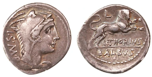 L. Thorius Balbus AR Denarius