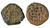 John Hyrcanus Pair of AE Prutah, Specialty Coins, see notes, 135 - 104 B.C.E. John Hyrcanus Pair of AE Prutah, Specialty Coins, see notes, 135 - 104 B.C.E.