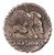 C. Hosidius C.f. Geta AR Denarius, Near EF, 64 B.C.E.