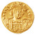 Constantine IV Pogonatus with Heraclius and Tiberius AV Gold Solidus, Choice Extremely Fine, 674 - 681 C.E.