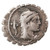 L. Papius Serrate AR Denarius, Rome Republic, Very Fine, 79 B.C.E.