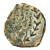 Hasmonean, Judaea RARE Crude AE Prutah, AVF, 135 - 76 B.C.E.