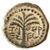 "COIN OF THE MONTH" - Shimon Bar Kokhba AE Small Denomination, "Eleazar", Double PLATE Coin, Year One 132/133 C.E.