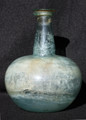 Roman Large Glass Decanter with incised decoration, Excellent intact condition, Circa. late 1st - 2nd Century C.E.